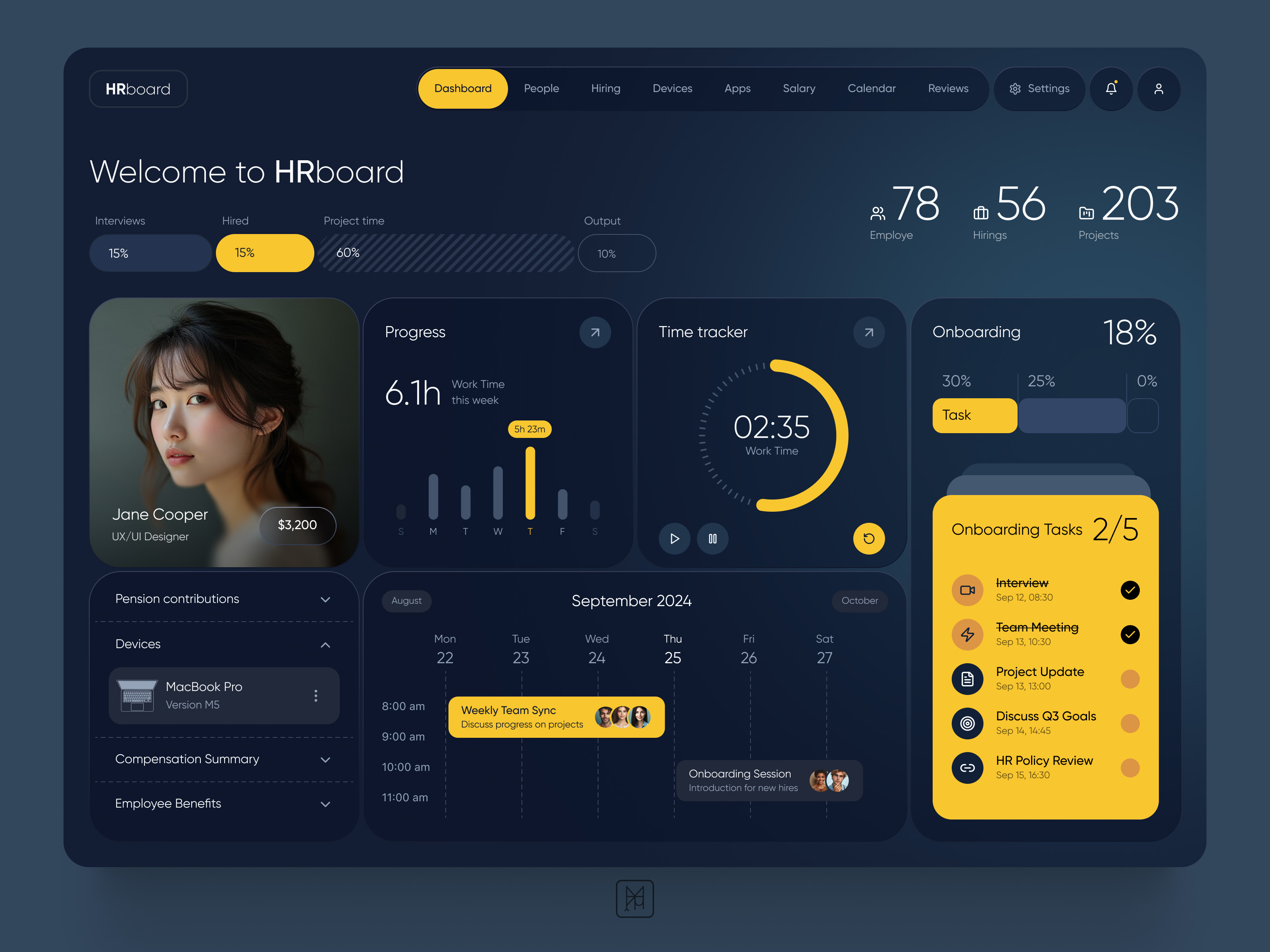 SaaS Dashboard Design