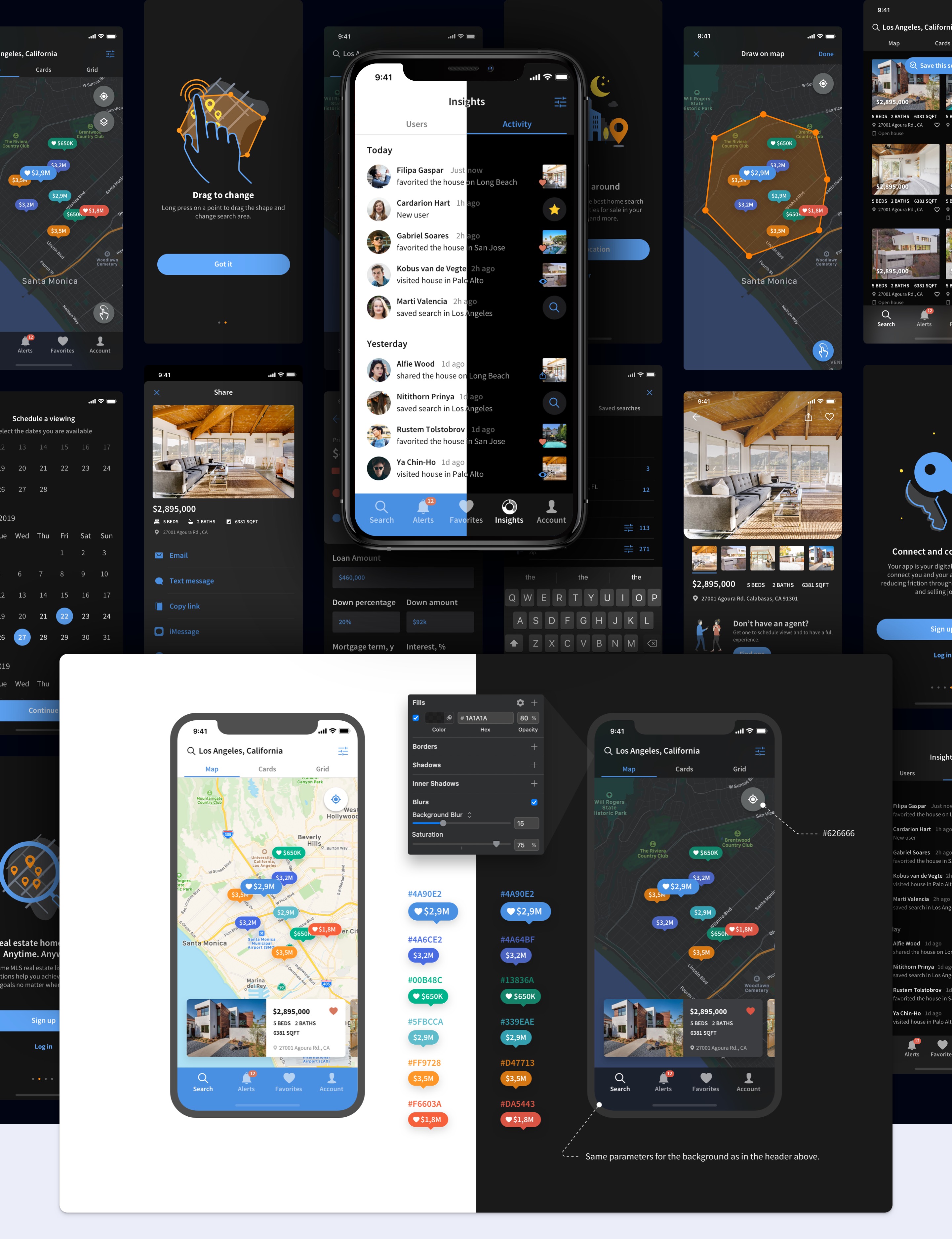 Dark Mode App Design
