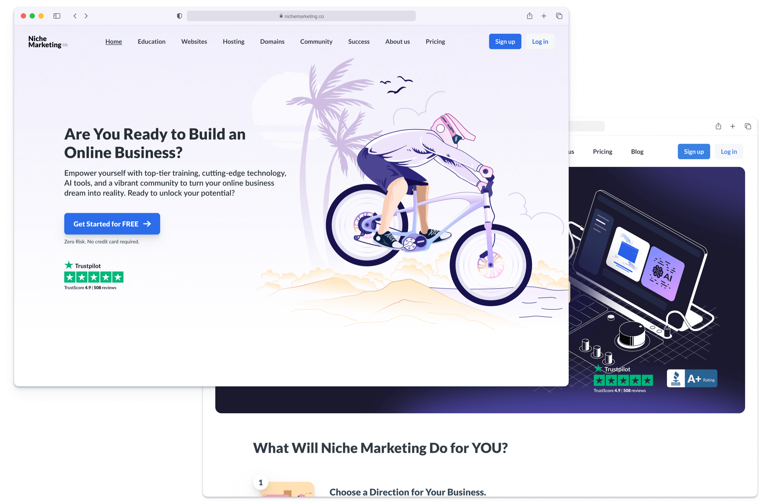 Homepage Design
