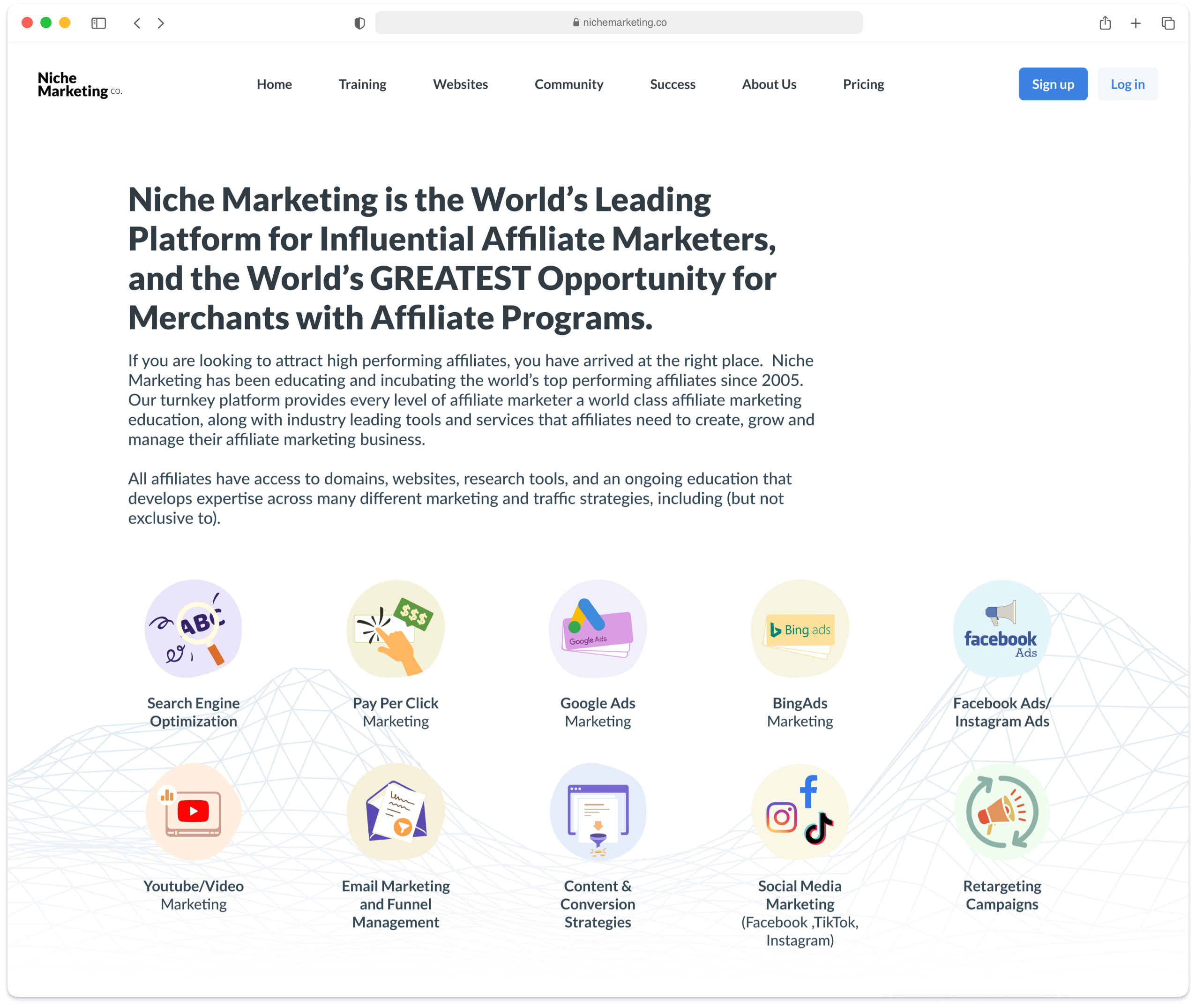 Landing page Design