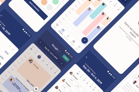 Schedule diagonal screens design
