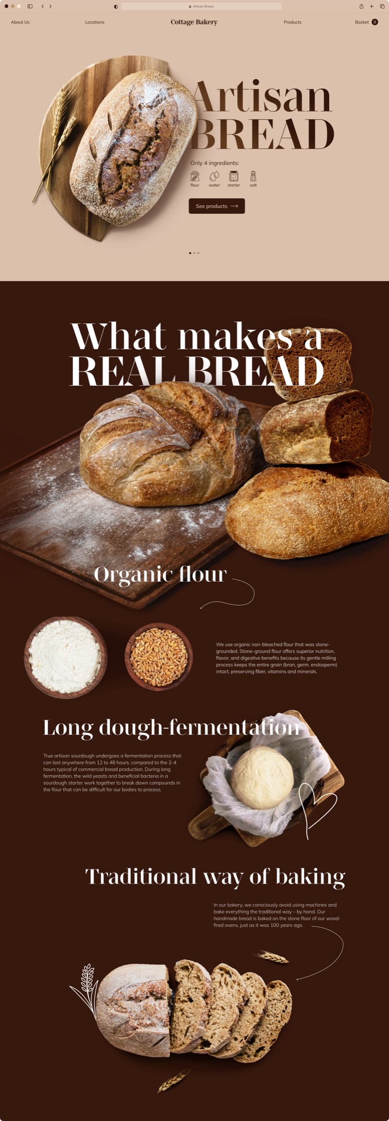 Bakery Site Designed to Capture 30% of Local Orders