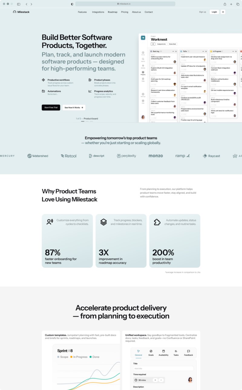 SaaS Landing Page Design
